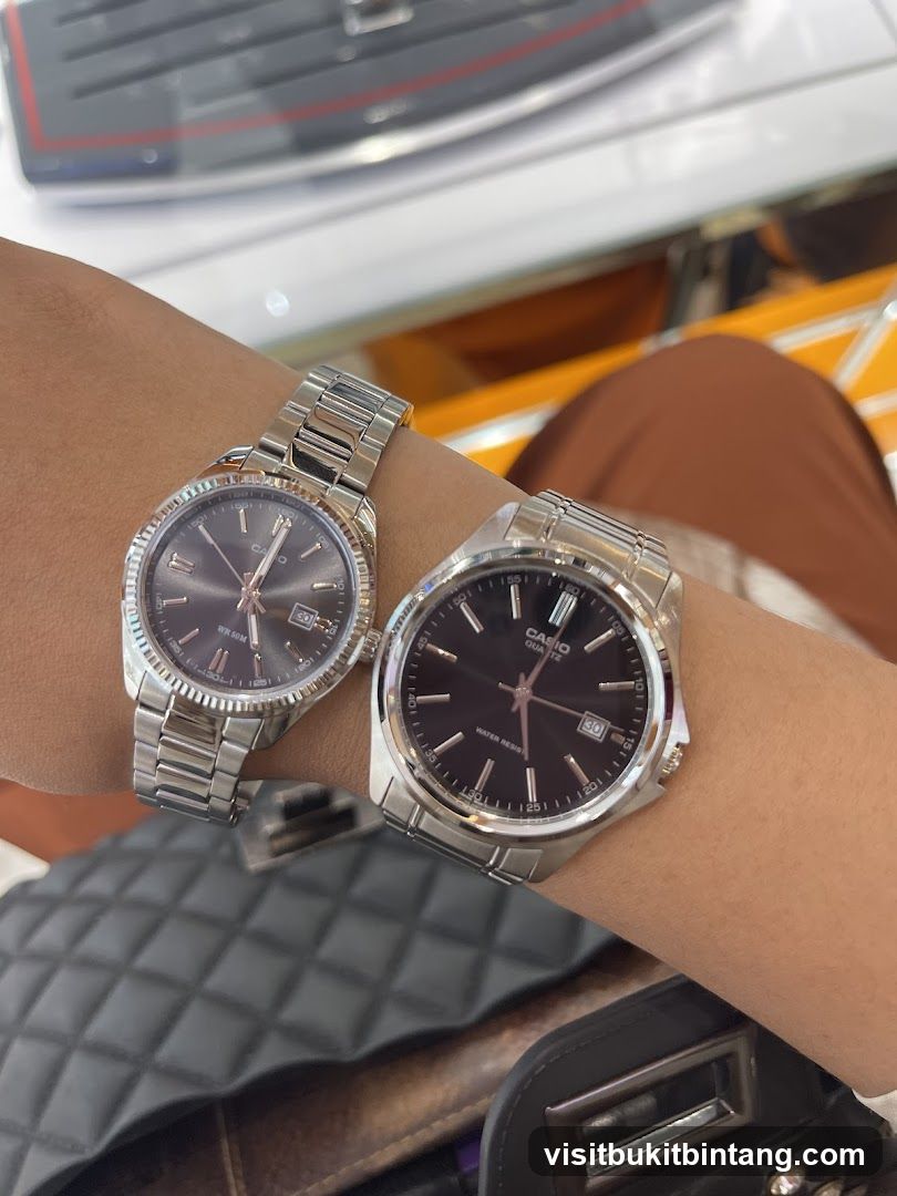 Two Casio Watches on a Wrist
