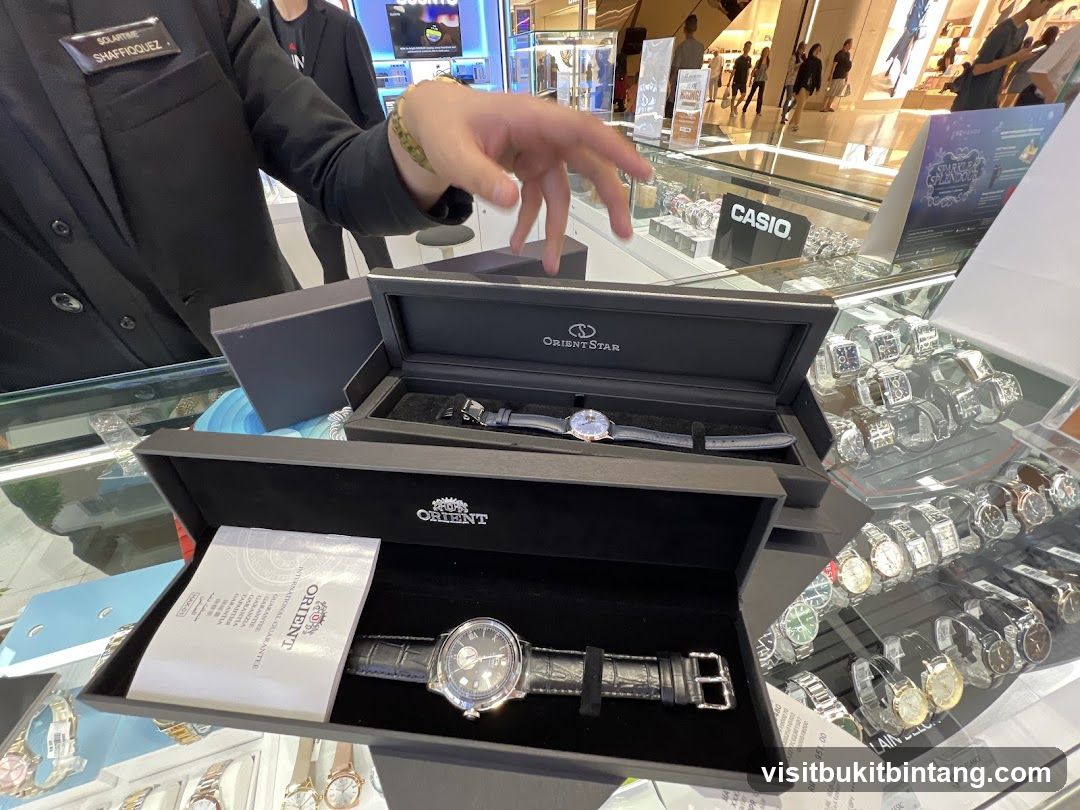 Watches on Display