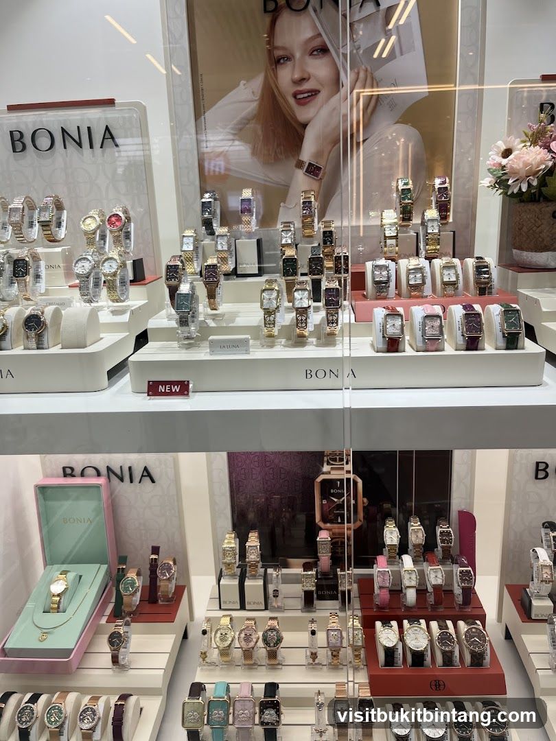 Display of Bonia Watches
