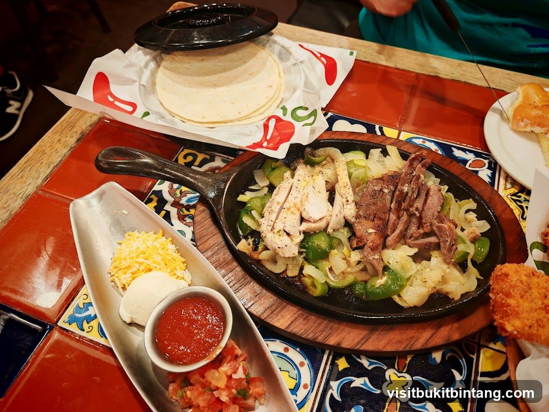 Fajitas with Chicken and Steak
