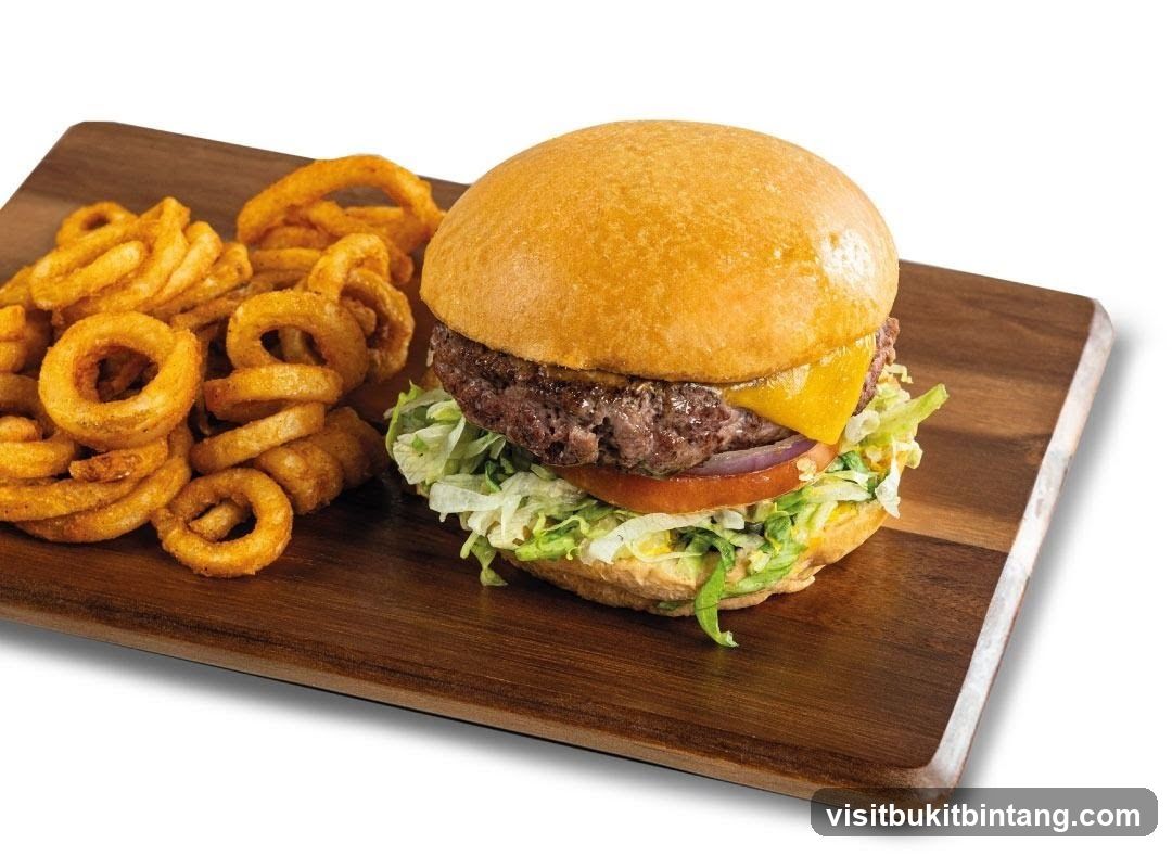 Cheeseburger with Curly Fries