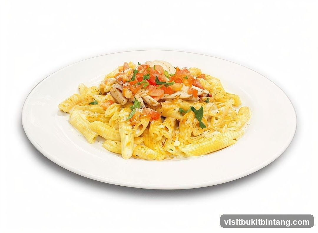 Penne Pasta with Chicken and Tomatoes