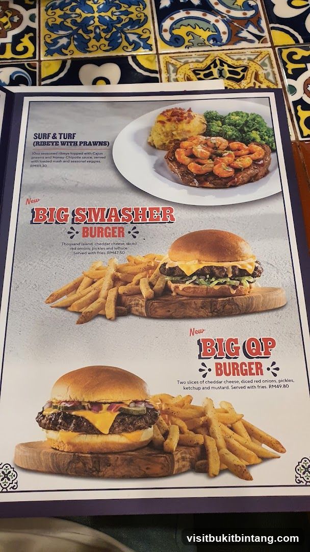 Menu items