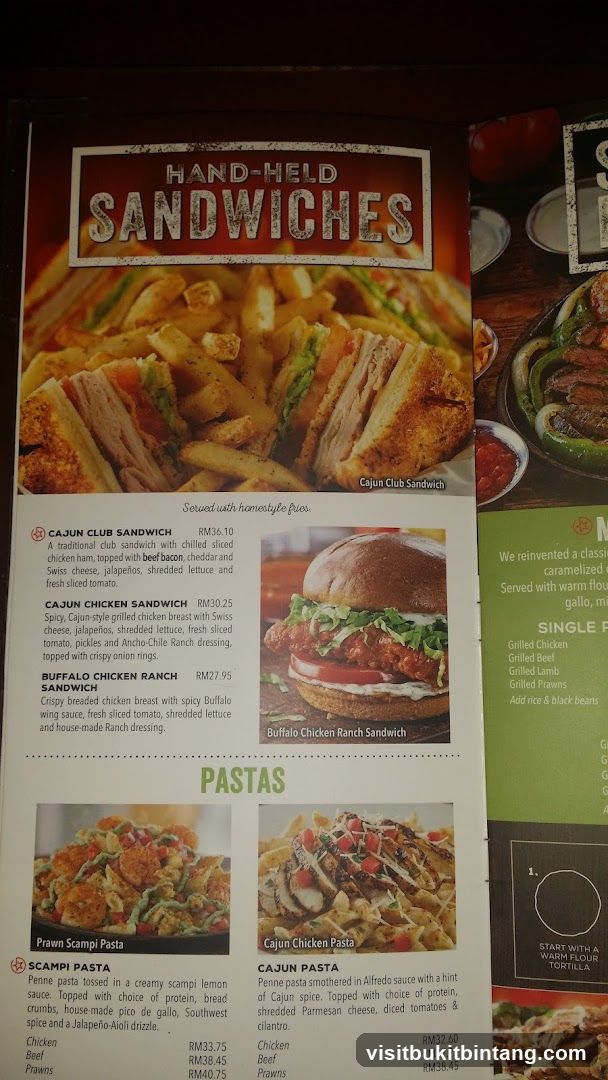 Hand-Held Sandwiches and Pastas