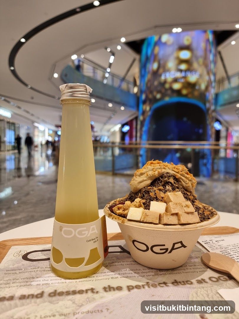 Cold Brew Tea and Dessert
