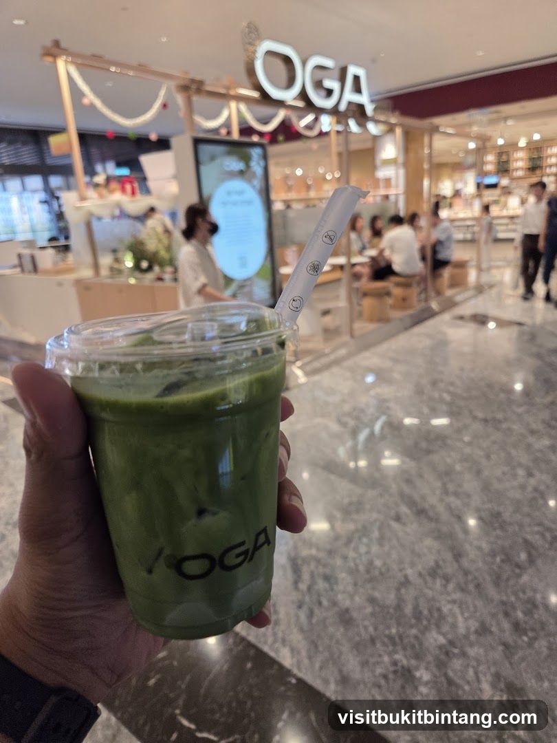 Matcha Drink at OGA