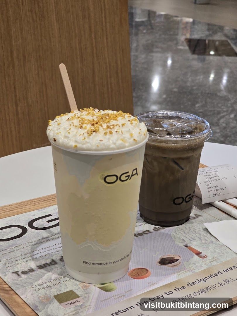 Beverages with OGA Branding