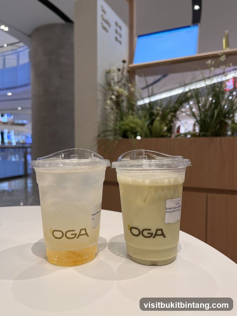 Two drinks from OGA