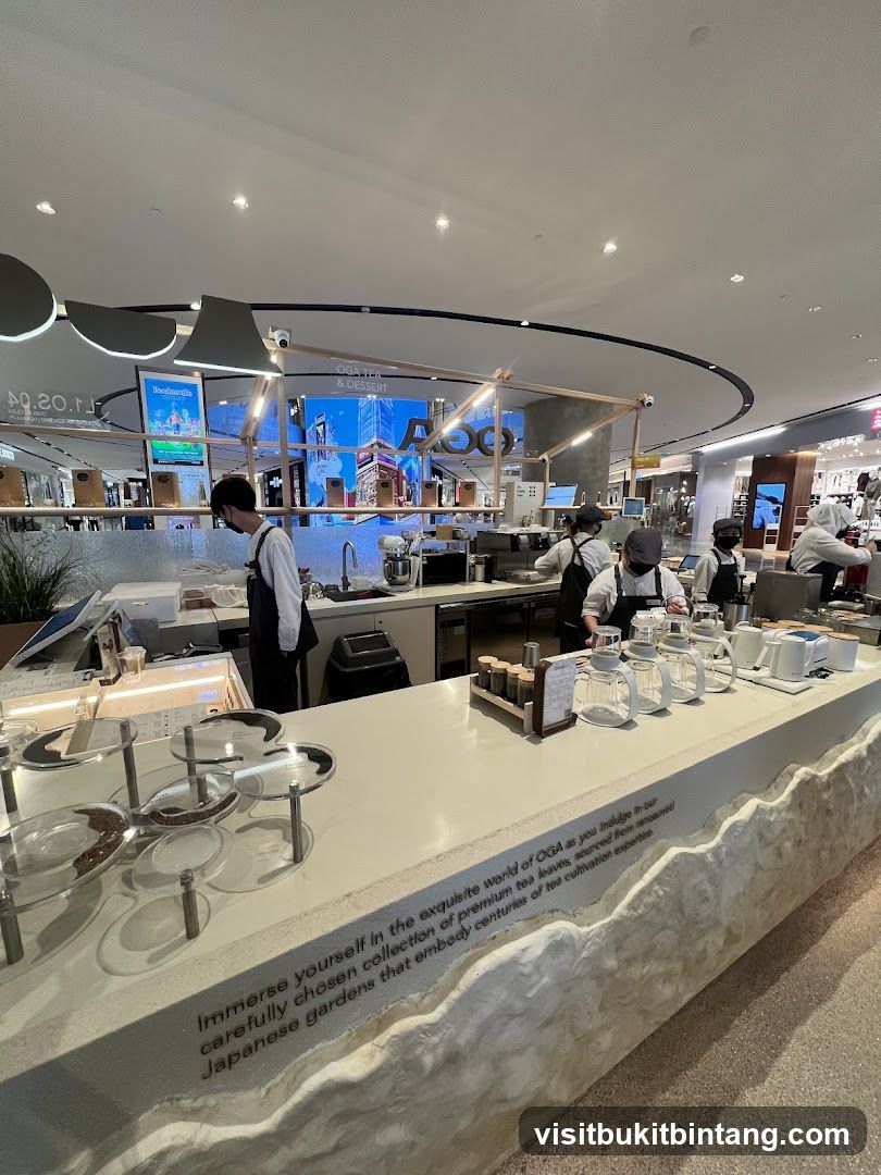 Tea and Dessert Counter