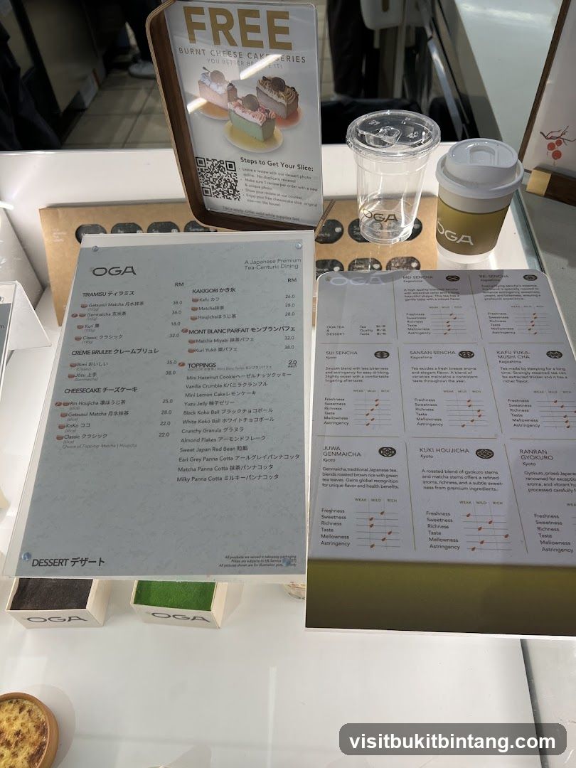 OGA Menu