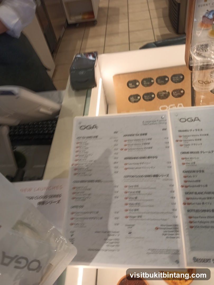 OGA Menu