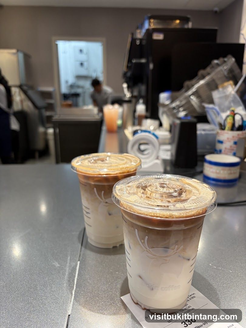 Two Iced Coffee Drinks