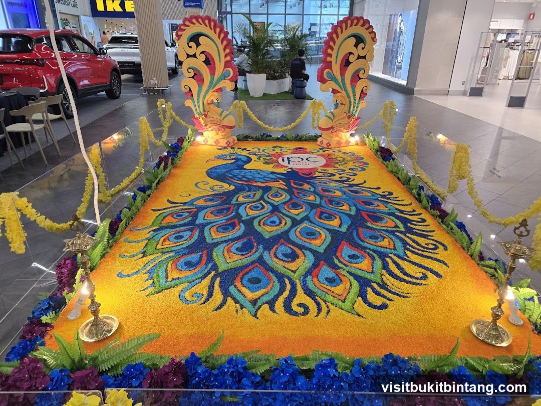 Peacock Rangoli Decoration