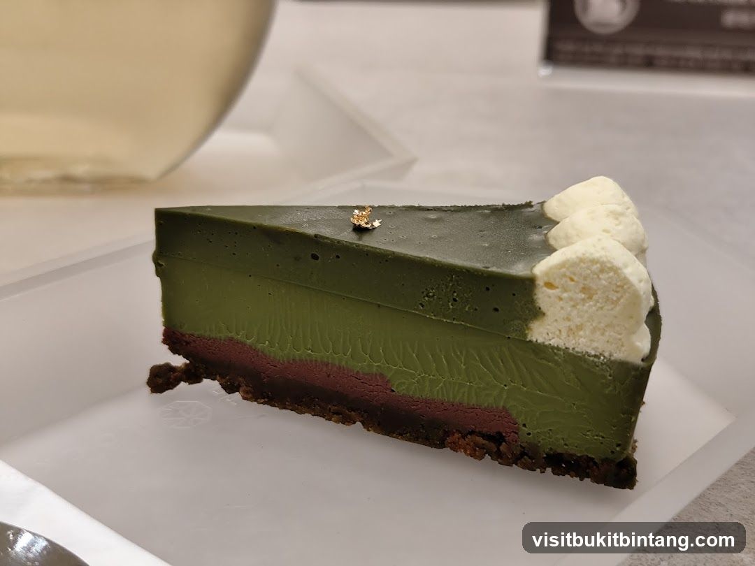 Matcha Cake Slice