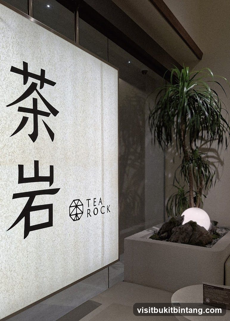 Tea Rock Signage