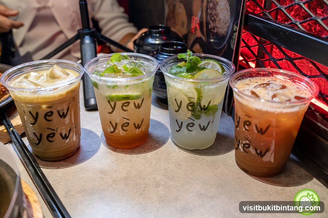 Four Iced Drinks