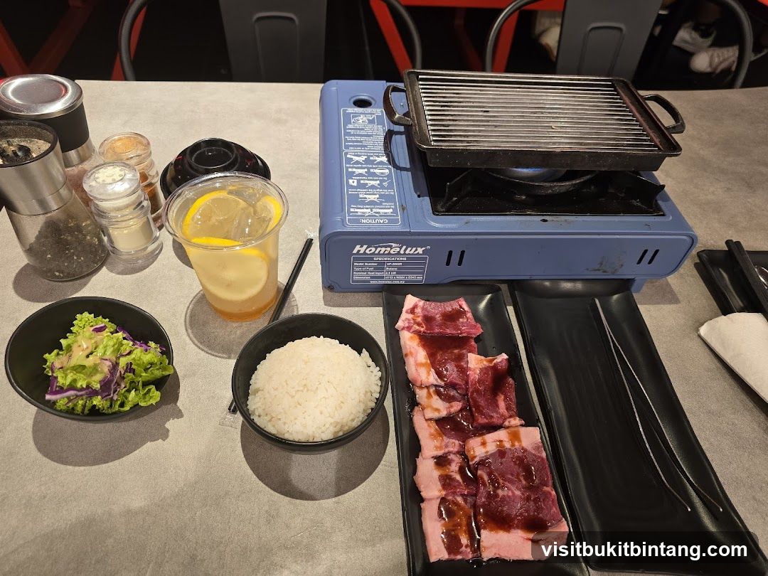 Korean BBQ Setup