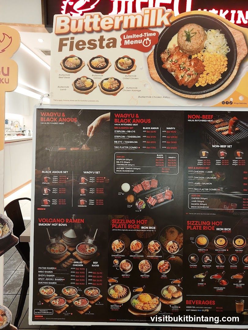 Buttermilk Fiesta Menu