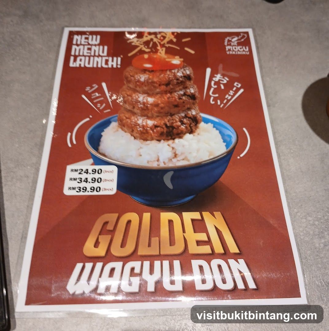 Golden Wagyu Don Menu Launch