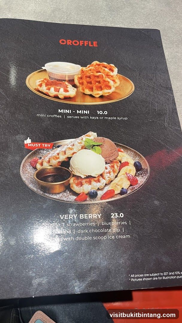 Croffle Menu