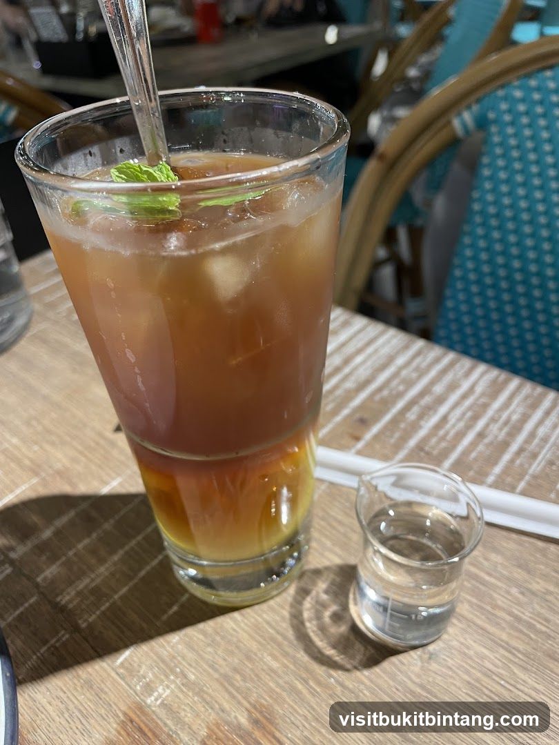 Iced Tea with Mint