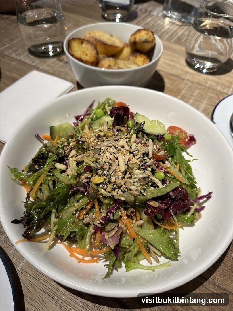 Salad and Roasted Potatoes
