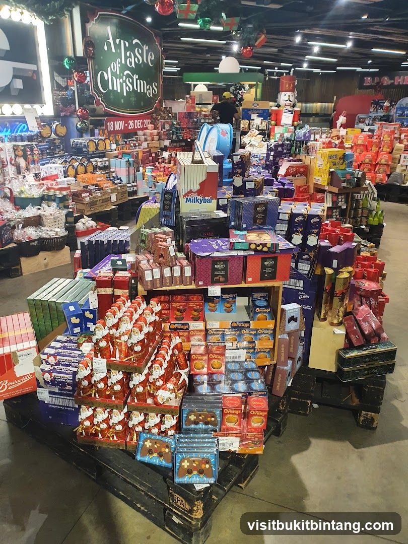 Christmas Chocolate Display
