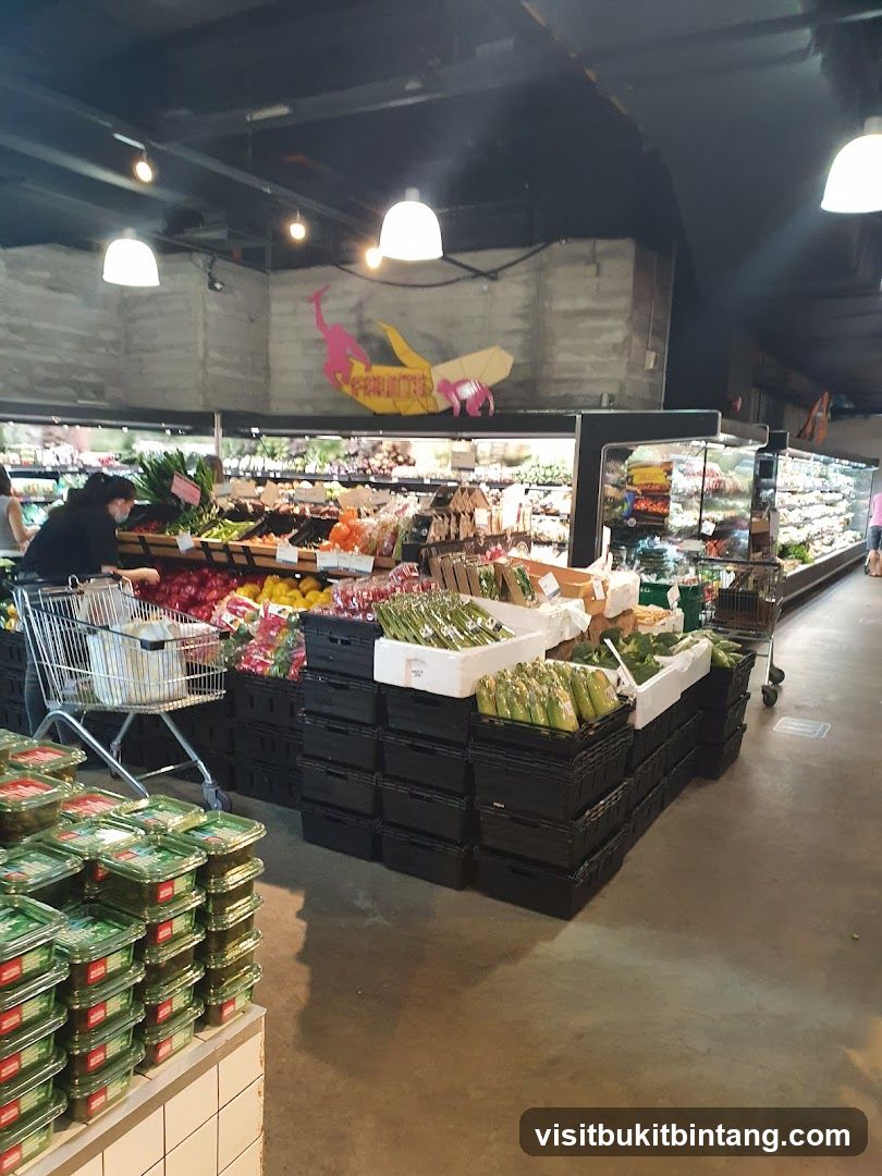 Grocery Store Produce Section