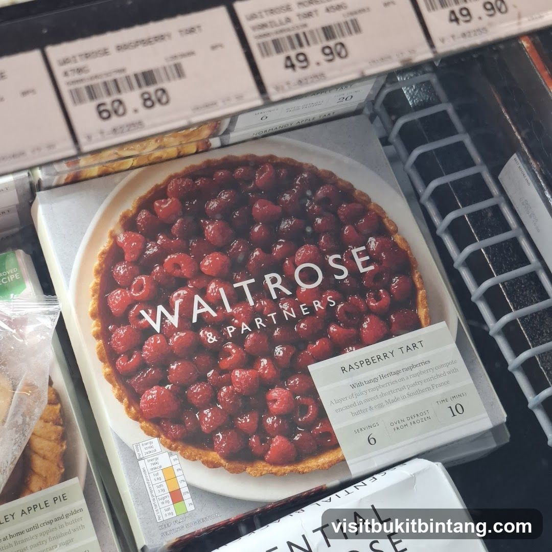 Waitrose Raspberry Tart Packaging