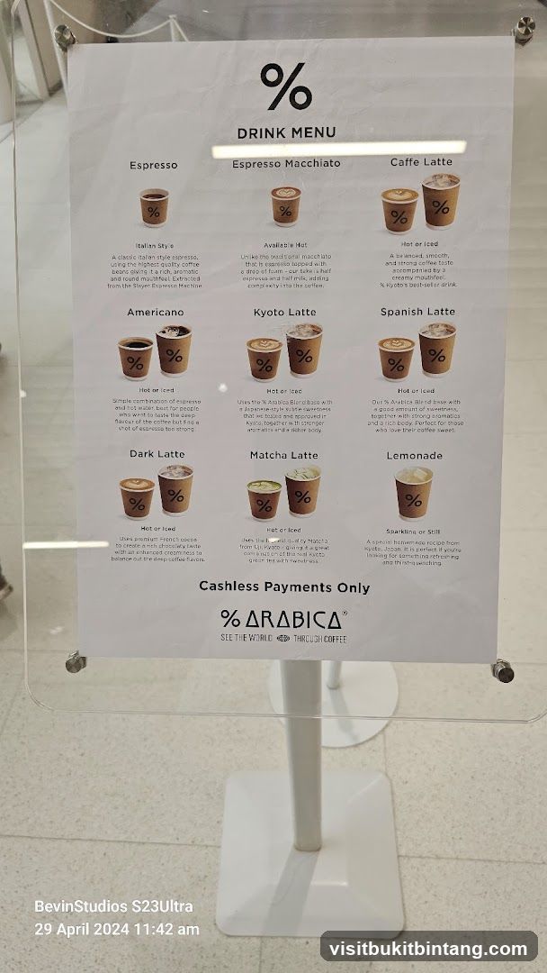 DRINK MENU