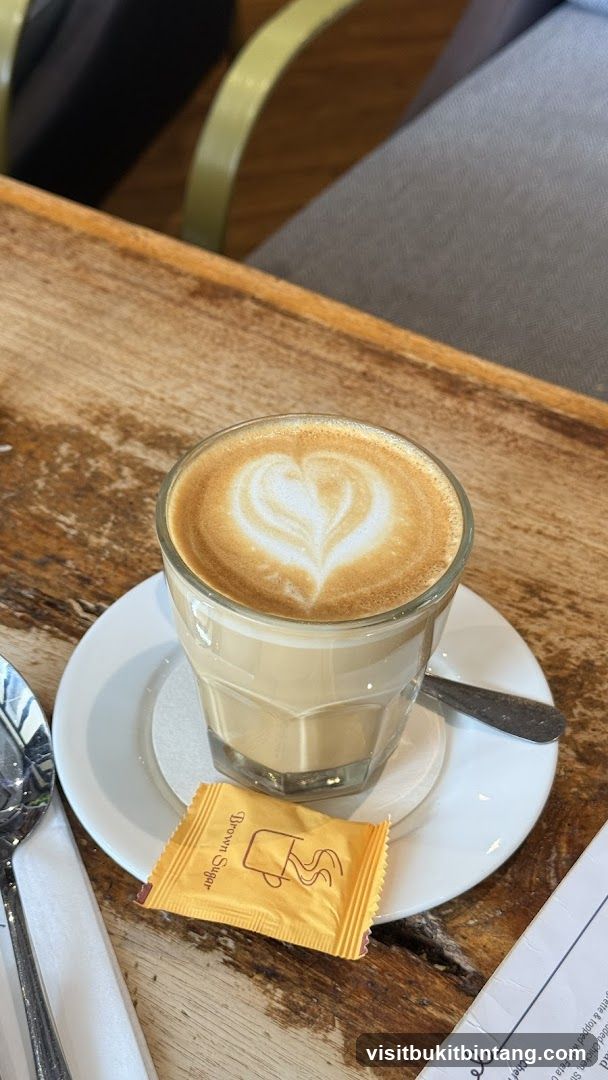 Latte with Heart Art