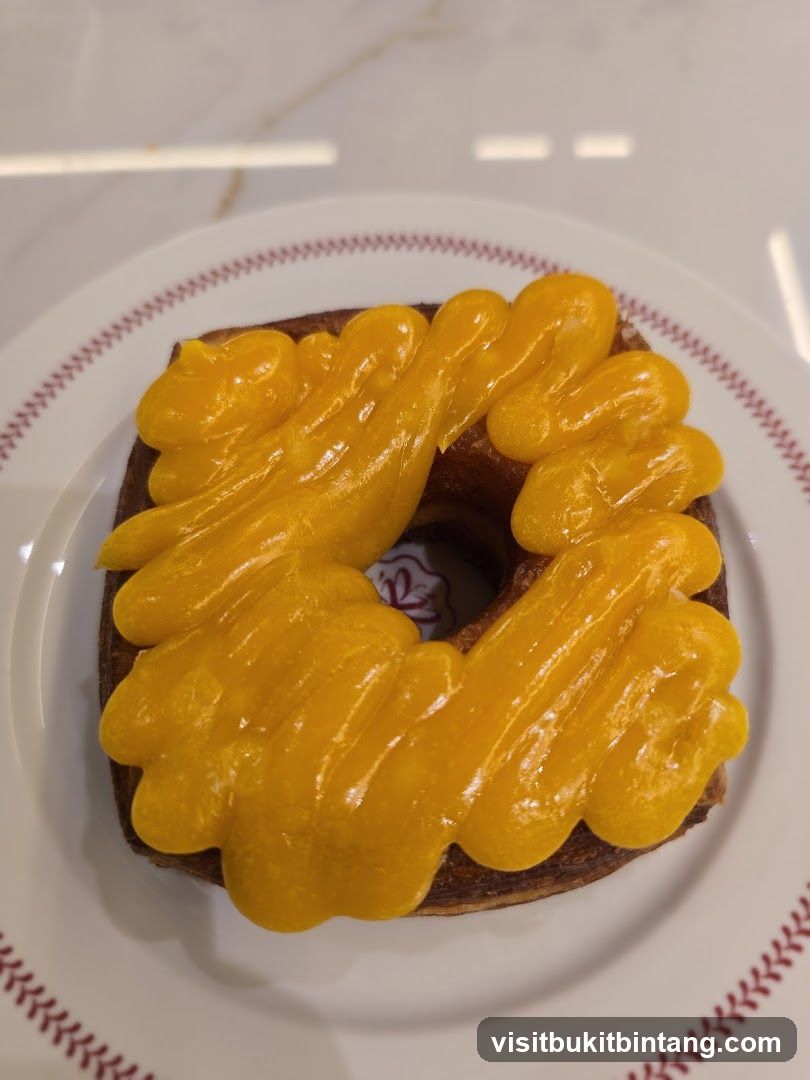 Donut with Yellow Icing