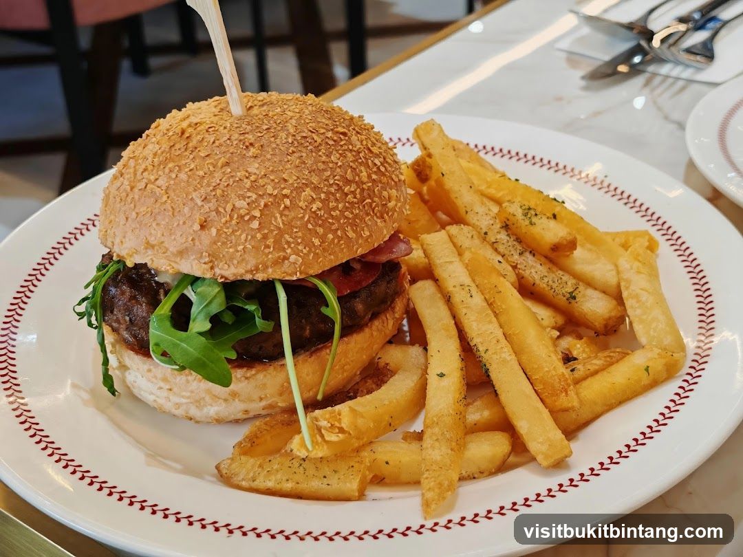 Burger and Fries