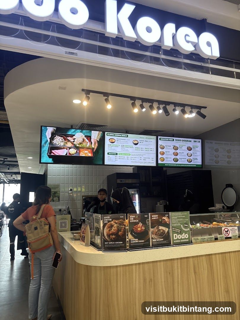 Korean Food Counter