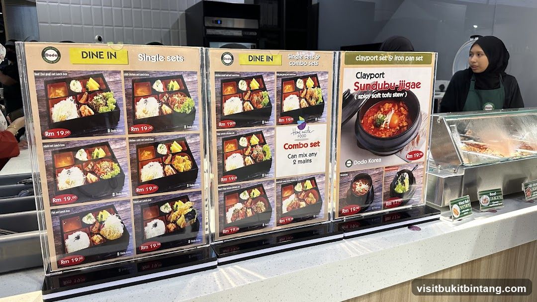 Dodo Korea Menu