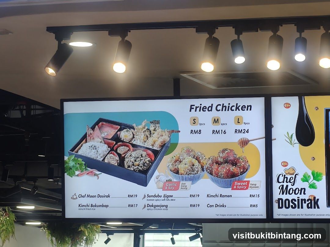 Fried Chicken Menu
