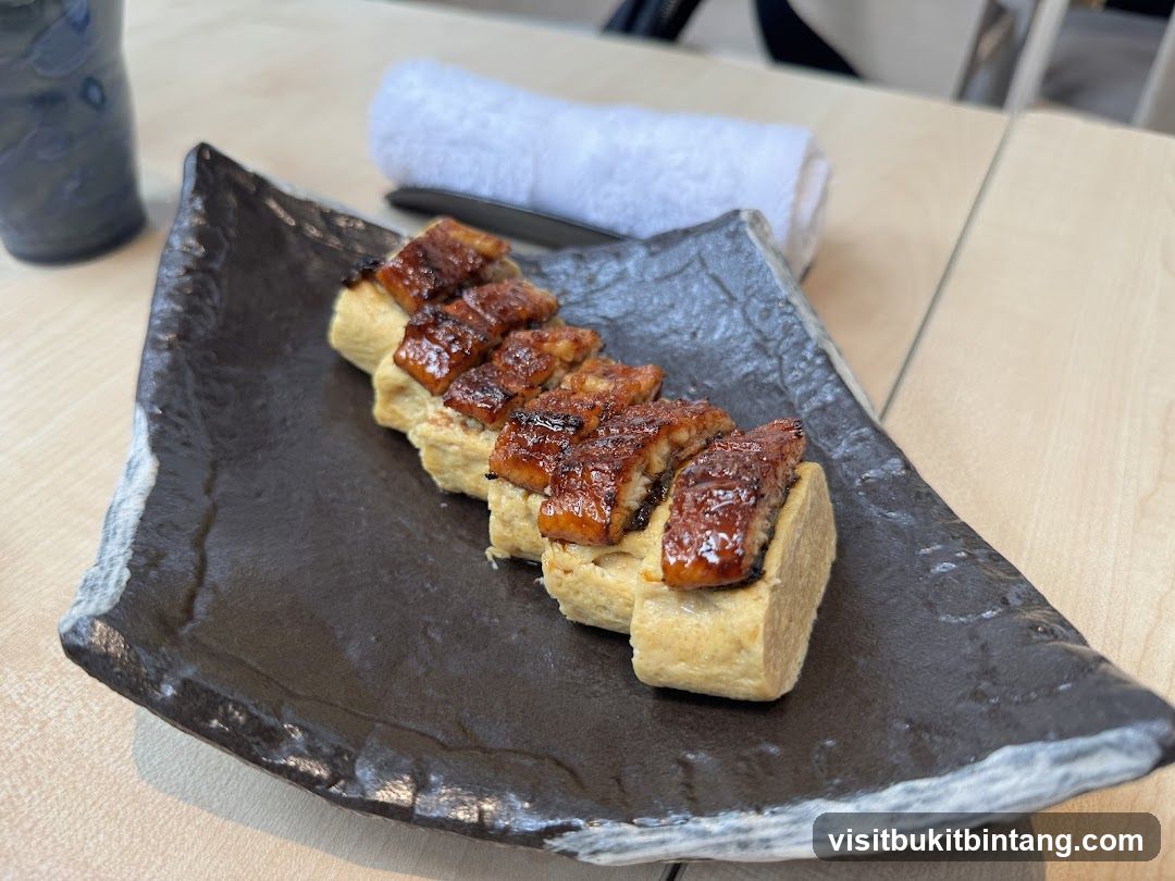Tamagoyaki with Eel