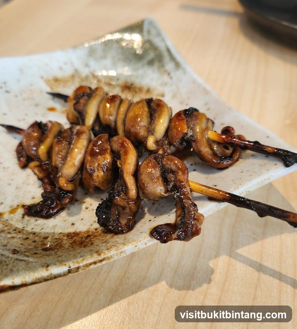 Grilled Eel Skewers