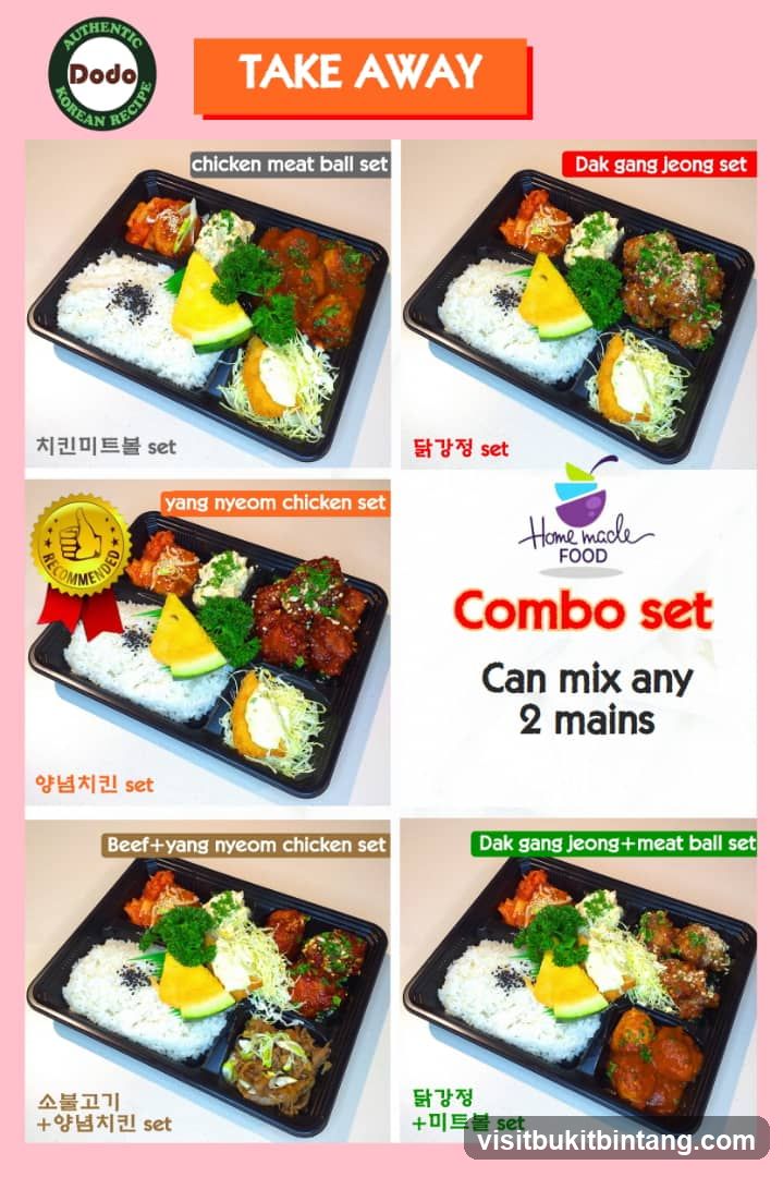 Take Away Korean Food Sets