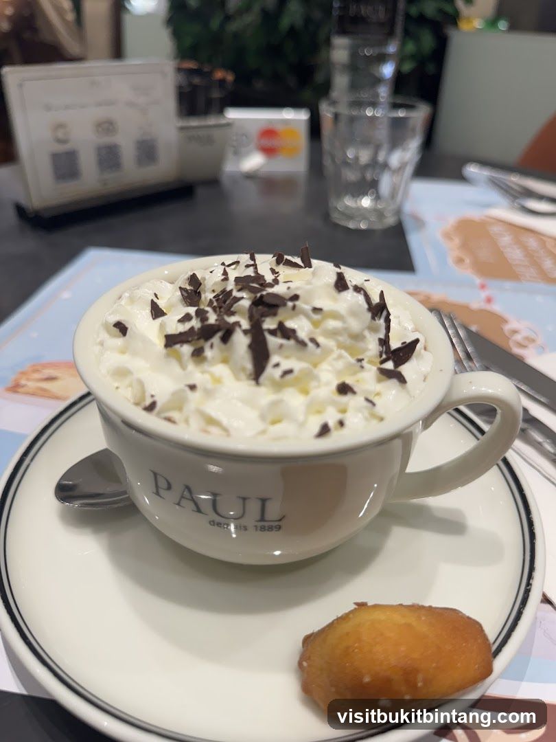 Hot Chocolate with Whipped Cream and Chocolate Shavings