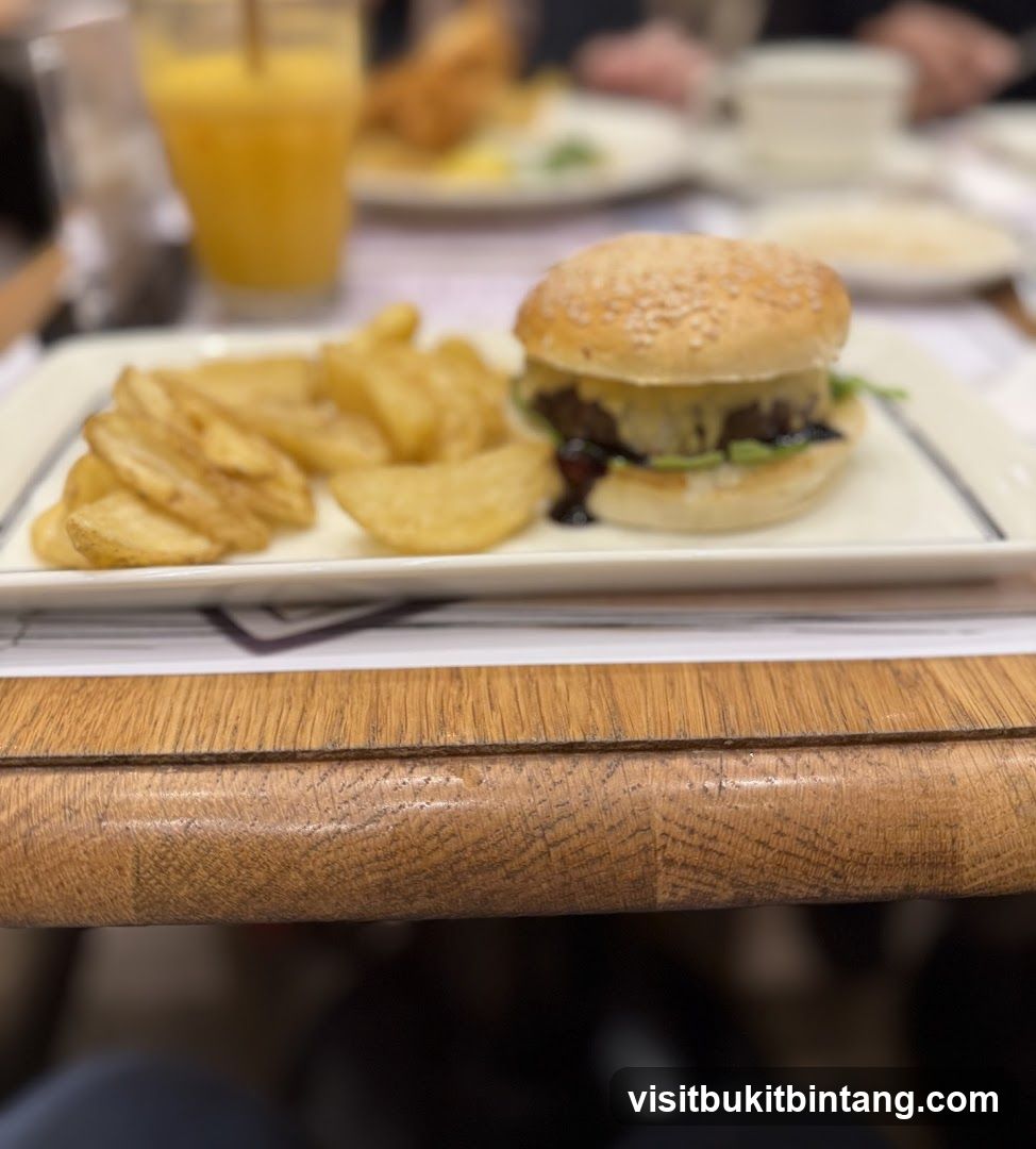 Burger and Fries
