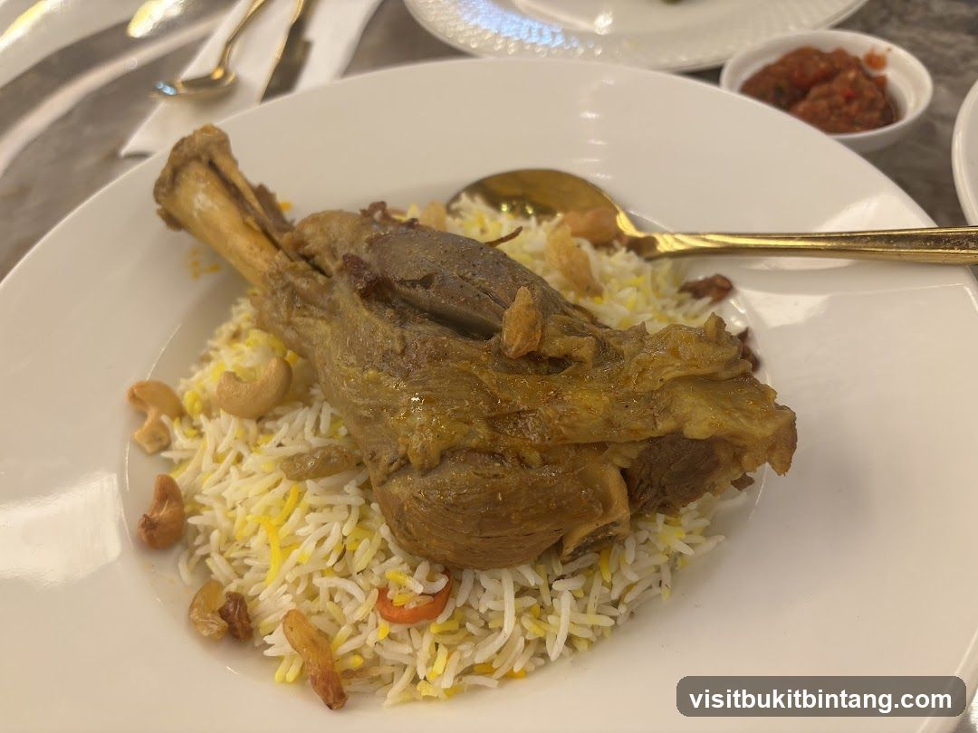 Lamb Shank with Rice