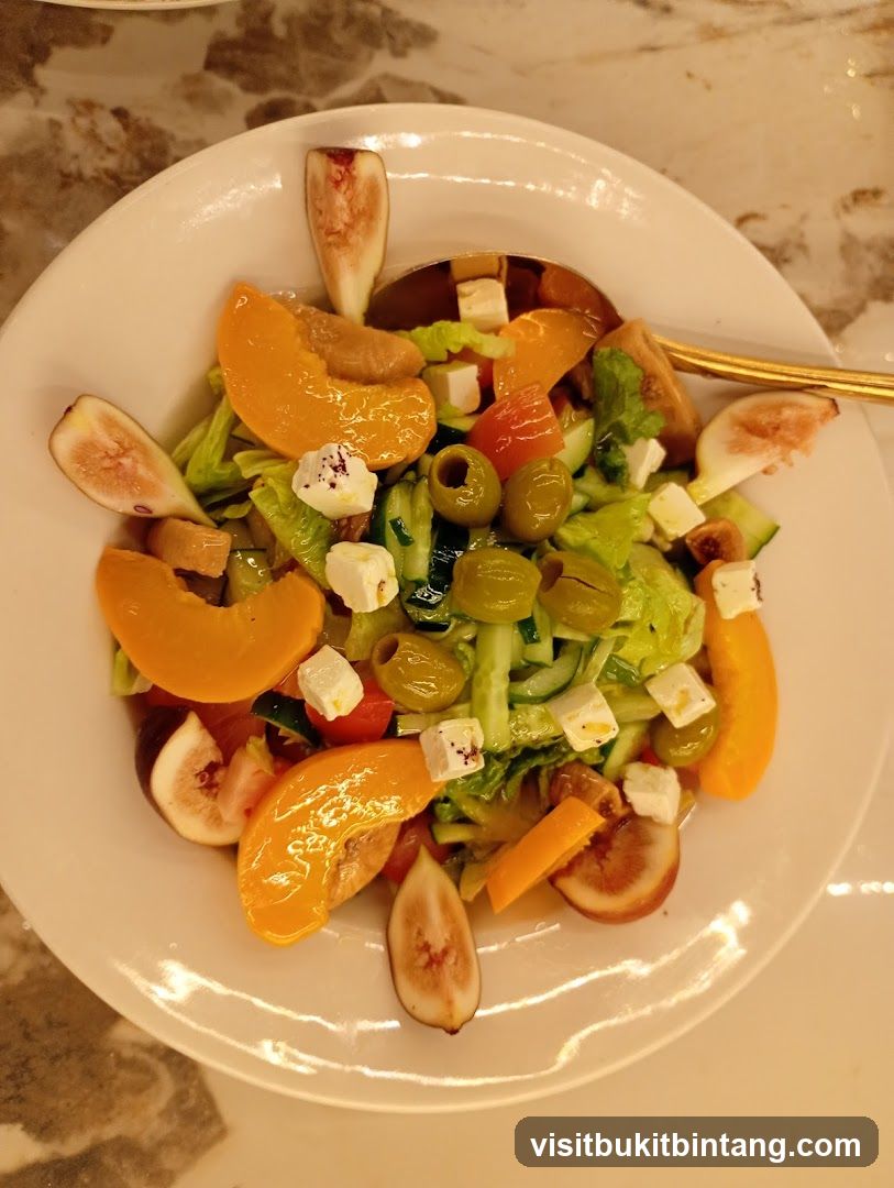 Salad with Fruit and Cheese