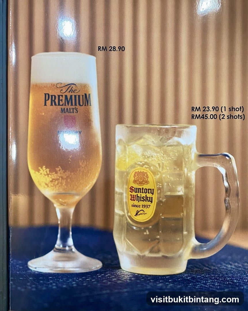 Drinks Menu