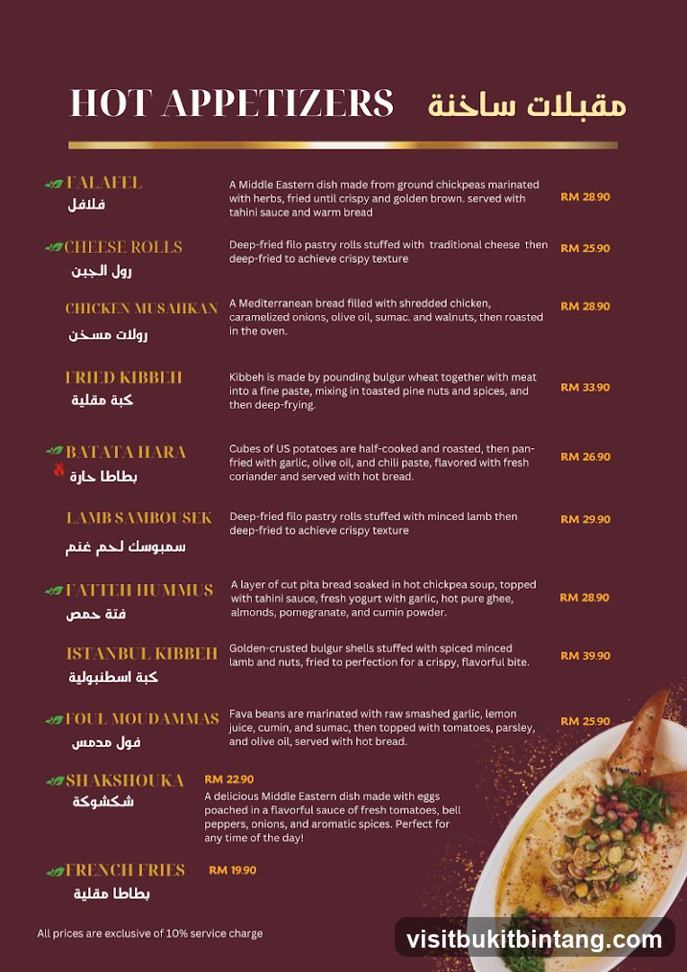 HOT APPETIZERS