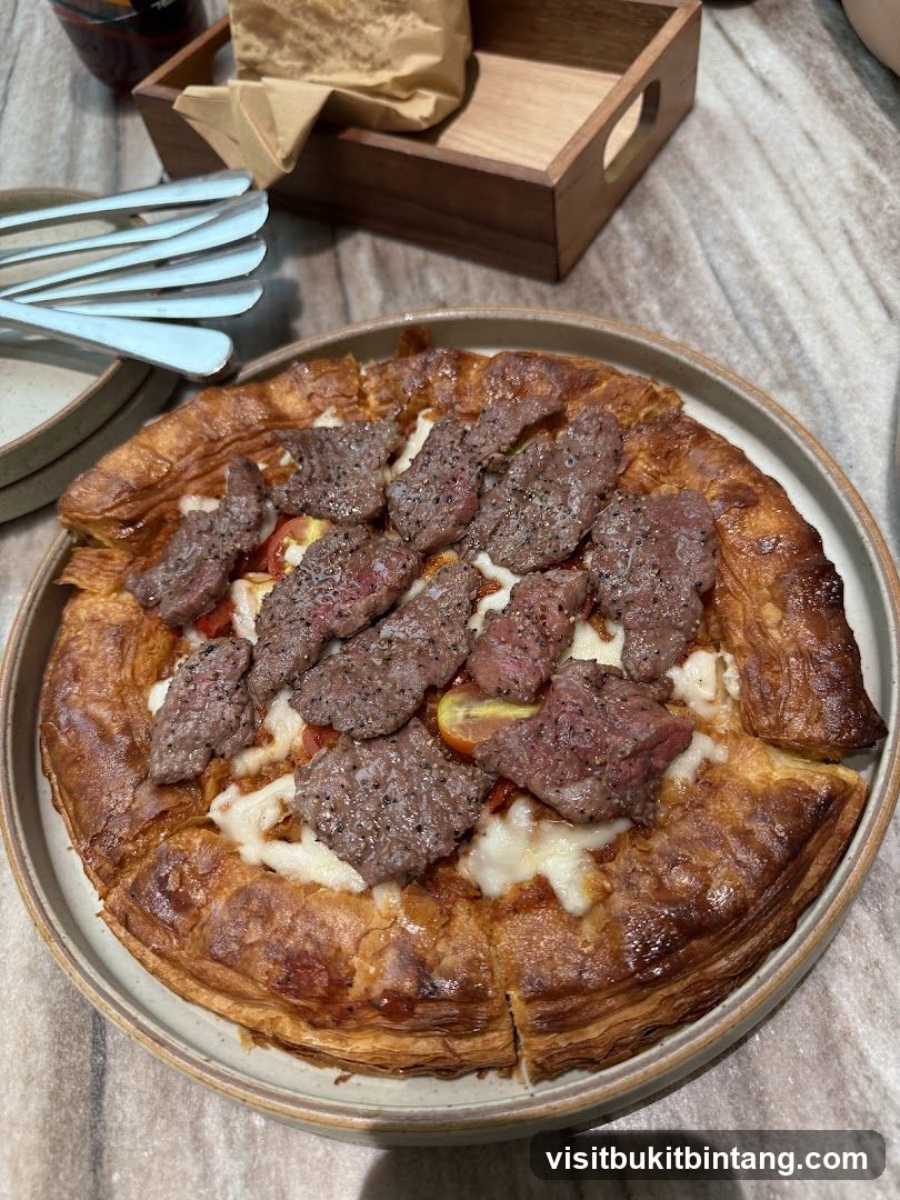 Steak Tart Flaky Pastry