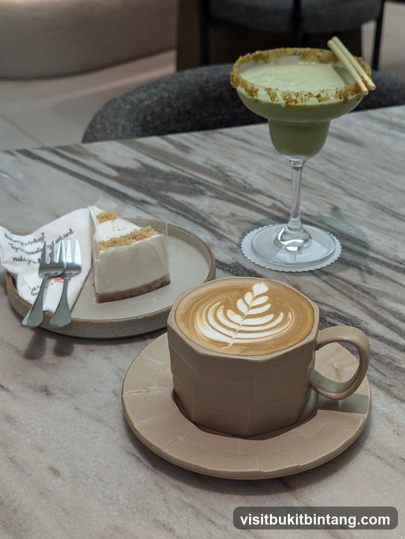 Coffee, Cake, and Drink