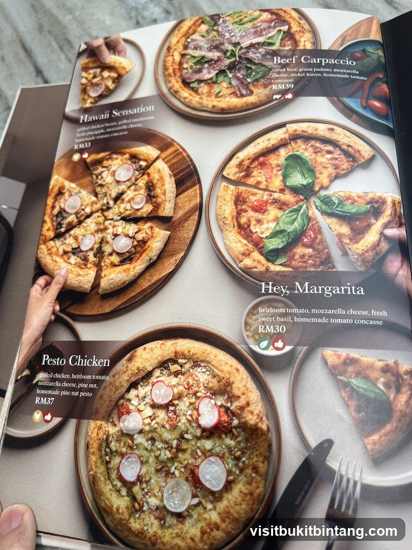Pizza Menu