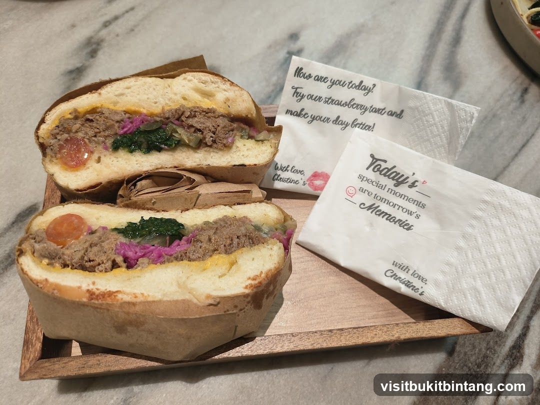 Sandwich and Napkins