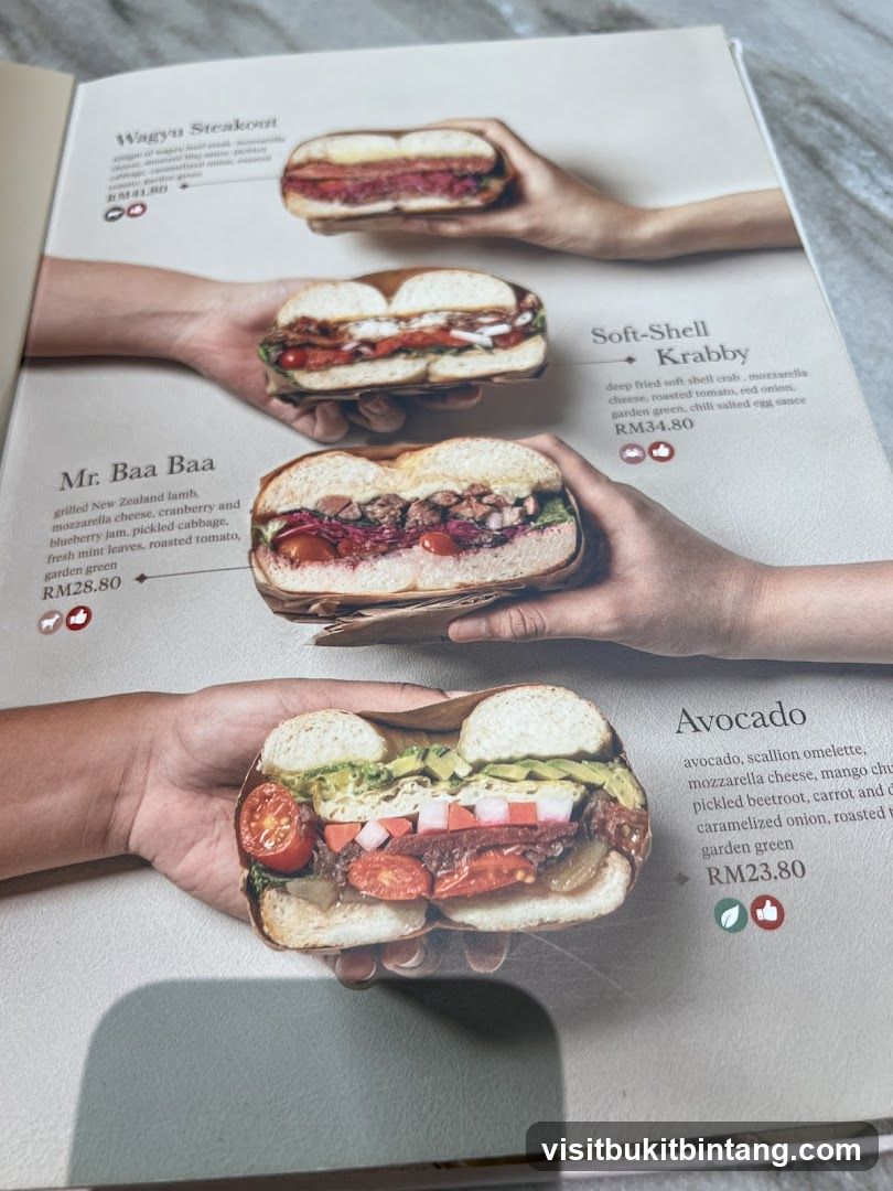Bagel Menu